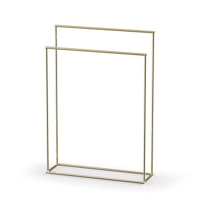 Decor Walther Mikado Полотенцедержатель 86см., напольный, двойной, цвет: золото