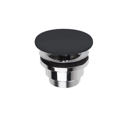 Simas Донный клапан, клик-клак, с керамической крышкой, цвет: Antracite matt