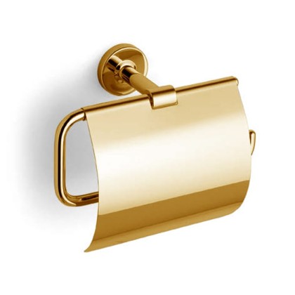 Bertocci Cinquecento Держатель для туалетной бумаги с крышкой, подвесной, цвет: золото