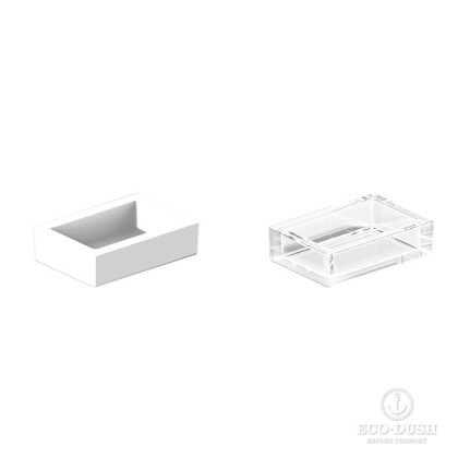 Stella Casanova Мыльница без подставки, настольные, цвет: прозрачное стекло