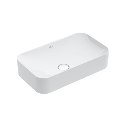 Villeroy&Boch Finion Раковина накладная 60х35х11.5см., без отв., CeramicPlus, цвет: белый