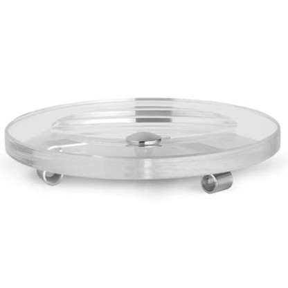 Bertocci Cinquecento Мыльница настольная, цвет: прозрачное стекло/хром