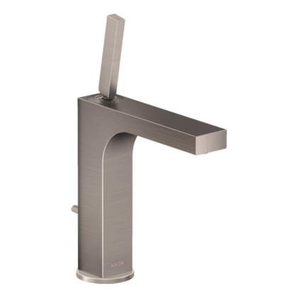 Axor Citterio, Смеситель для раковины 160, на 1 отв., с донным клапаном, цвет: сталь