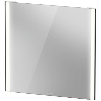 Duravit XViu Зеркало с подсветкой 82x80см, сенсорное управление, цвет: черный матовый