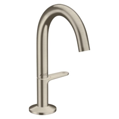 Axor One Смеситель для раковины Sel 140, на 1 отв., с донным клапаном Push-Open, цвет: шлифованный никель