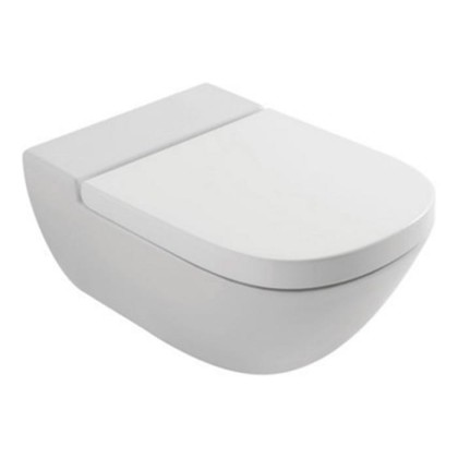 Globo Stockholm Унитаз подвесной безободковый  58х37см, с системой скрытого крепежа, цвет: белый