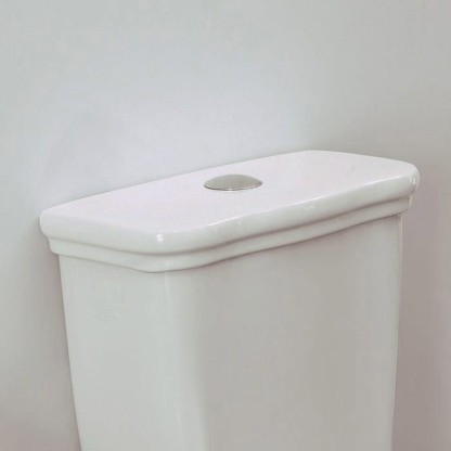 Kerasan Retro Крышка для бачка 108101/1082 с 1 отверстием под кнопку, цвет: белый