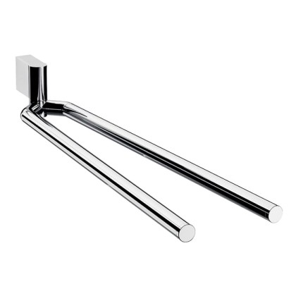 EMCO System2 Двойной повортоный держатель для полотенец, 48.7см, подвесной, цвет: хром