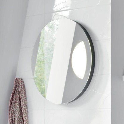 Burgbad Зеркало с подсветкой 65 см, круглое