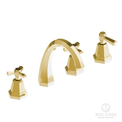 Stella Eccelsa Смеситель на борт ванны на 4 отверстия 3256TR, цвет: золото