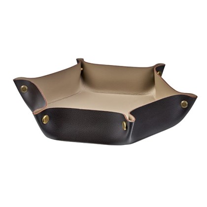 ADJ Мелочница, 15x18xH5 см., цвет: шоколад/капучино