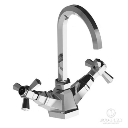 Stella Eccelsa Смеситель для раковины на 1 отверстие 3217, с донным клапаном, цвет: хром