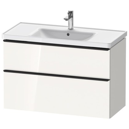 Duravit D-Neo Тумбочка подвесная 98.4х45.2х62.5см., раковина, 1 ящик, цвет: белый высокоглянцевый