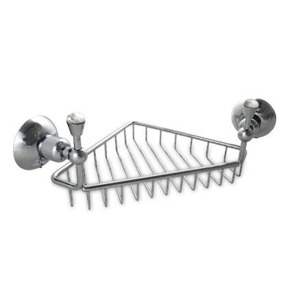 Nicolazzi Cristallo Di Rocca Полочка-решетка угловая, подвесной, цвет: хром