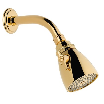 THG Panthere Cristal clair Верхний душ ?70 мм., с регулировкой напора, цвет: полированное золото