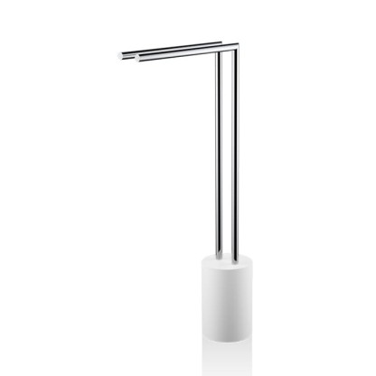 Decor Walther Stone HT2 Полотенцедержатель 41xh81см, напольный, цвет: белый / хром