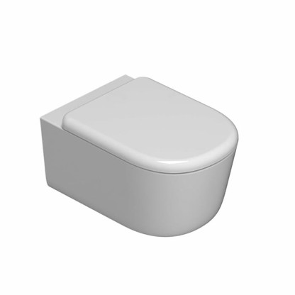 Globo Lalita Унитаз подвесной 54х36хh34см., безободковый, со сливом CLEANSTORM, цвет: белый