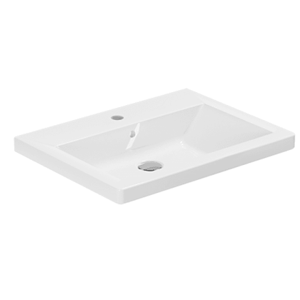 Azzurra Thin Раковина 60x45xH14 см, 1 отв., цвет: Bianco lucido
