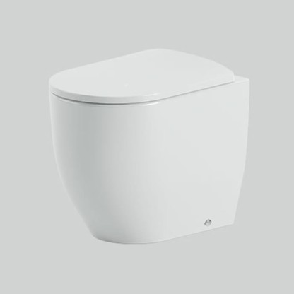 Artceram Monet Унитаз напольный 36х52см., приставной Rimless, цвет: белый глянцевый