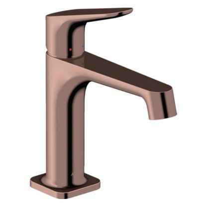 Axor Citterio M Смеситель для раковины 100, на 1 отв., с донным клапаном, цвет: полированное красное золото