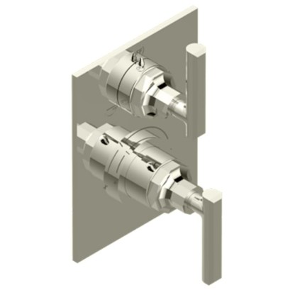 THG Les Ondes ? manettes Смеситель для душа, термостатический, с переключателем на 2 потока, цвет: Matt nickel