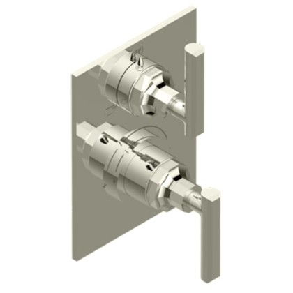 THG Les Ondes ? manettes Смеситель для душа, термостатический, с переключателем на 2 потока, цвет: Matt nickel