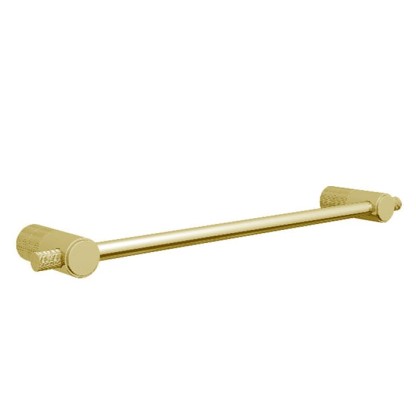 Bertocci Easy Полотенцедержатель с бумагодержателем 49см., отделка "тысяча строк", правая версия, цвет: золото