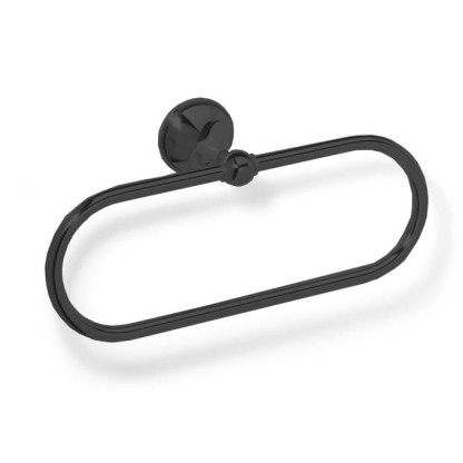 Bertocci Scacco Полотенцедержатель кольцо, подвесной, цвет: черный матовый