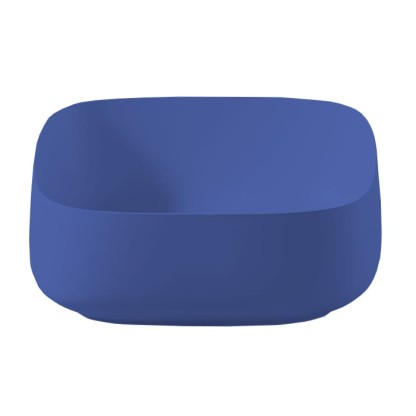 Artceram COGNAC Раковина 46x41 см, без отв., настольная Quadro, цвет: blu zaffiro