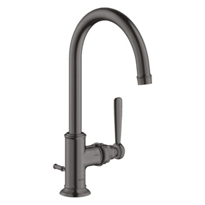 Axor Montreux Смеситель для раковины 210, на 1 отв., с донным клапаном, цвет: шлифованный черный хром