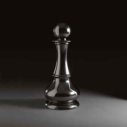 Kerasan Artwork Cтатуэтка декоративная Pedone, напольная, цвет: платина