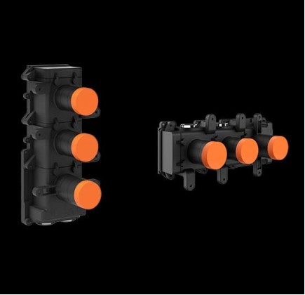 GESSI Встраиваемая часть термостатического смесителя (до 2-х источников)