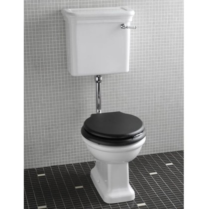 Devon&Devon Etoile, Унитаз 50х30см, с низким бачком, фурнитура хром, цвет: белый