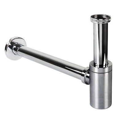 SIMAS Сифон цилиндрической формы для биде, хром