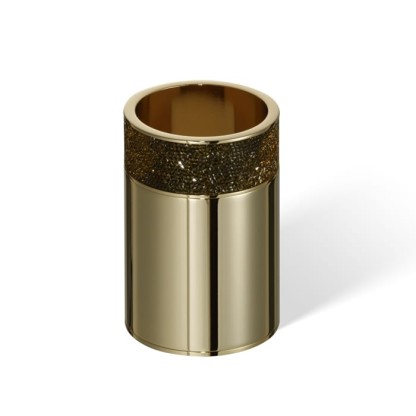 Decor Walther Rocks BOD1 Стакан настольный, с кристаллами Swarovski, цвет: золото