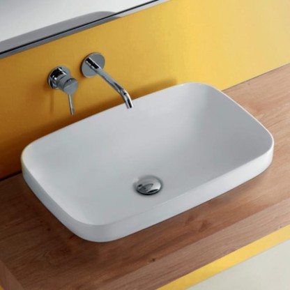 Kerasan Tribeca Раковина 60х38 см, без отв., цвет: белый матовый