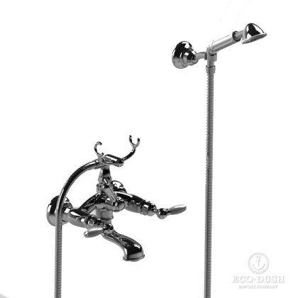 Stella Italica Leve Смеситель для ванны 3274/305/6 с ручным душем, цвет: хром