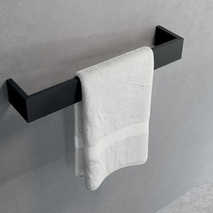 Novellini Kuadra Полотенцедержатель 30см., цвет: черный матовый