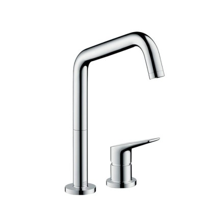 Axor Citterio M Смеситель для кухни, однорычажный, на 2 отв, излив: 204мм, цвет: хром