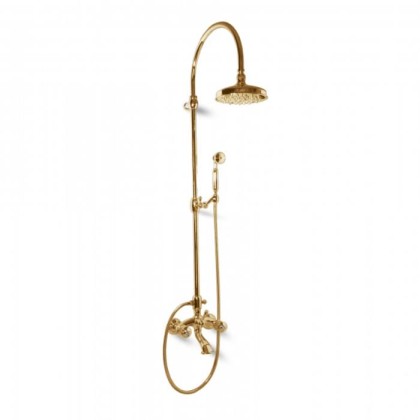 Смеситель для ванны Bongio Impero, цвет: золото/swarovski