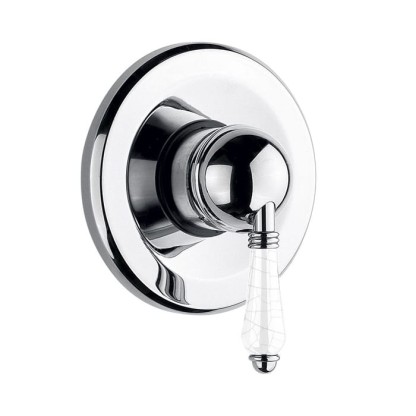 Nicolazzi P.m. Blanc A Встраиваемый смеситель для душа, 1 источник, ручки состаренная керамика, цвет: хром