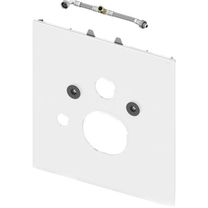 TECElux Нижняя панель для установки унитаза Geberit Sela, стекло белое