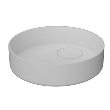 MOMA Oyster Раковина ?50см., накладная, с донным клапаном, цвет: белый матовый