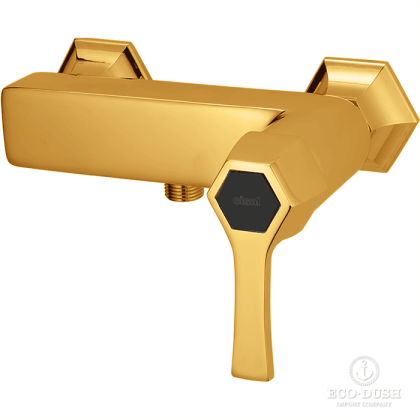 CISAL Cherie Смеситель для душа однорычажный, цвет: золото/черный