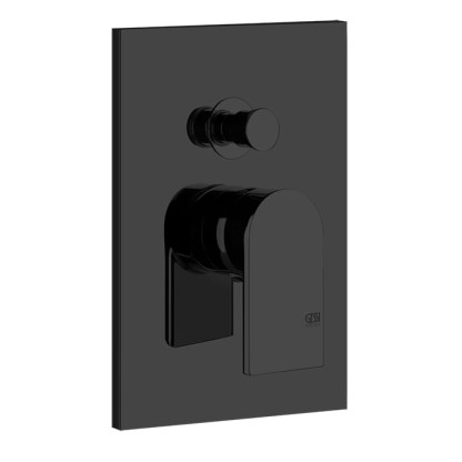 Gessi Emporio Via manzoni Смеситель для душа, встраиваемый, на 2 выхода с переключателем ванна-душ, цвет: Black XL