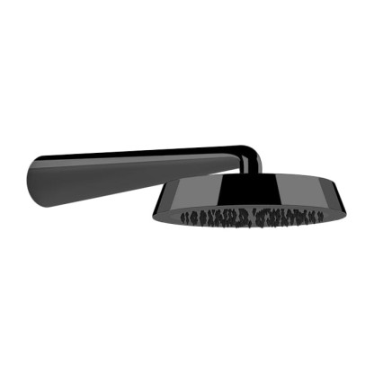 Gessi Cono Верхний душ ?24см., настенный, цвет: Black Metal Brushed PVD