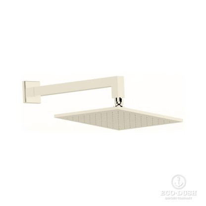 Cisal Shower Верхний душ 25х25см., с настенным держателем  L34см., цвет: Nichel Spazzolato