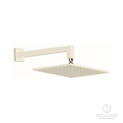 Cisal Shower Верхний душ 25х25см., с настенным держателем  L34см., цвет: Nichel Spazzolato