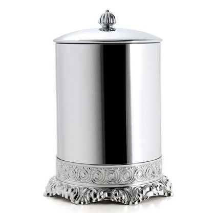 3SC Bally Ведро с крышкой, ручка Piccadilly, цвет: хром