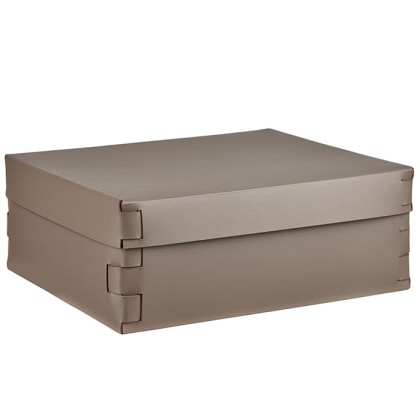 ADJ Коробка Snob, 36x30xH13,5 см., цвет: капучино/шоколад